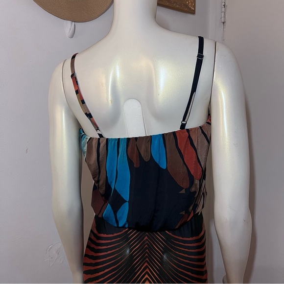 S-Twelve Maxi Dress Size Small Stretch Maxi Dress spaghetti straps Full Length S - Picture 4 of 14